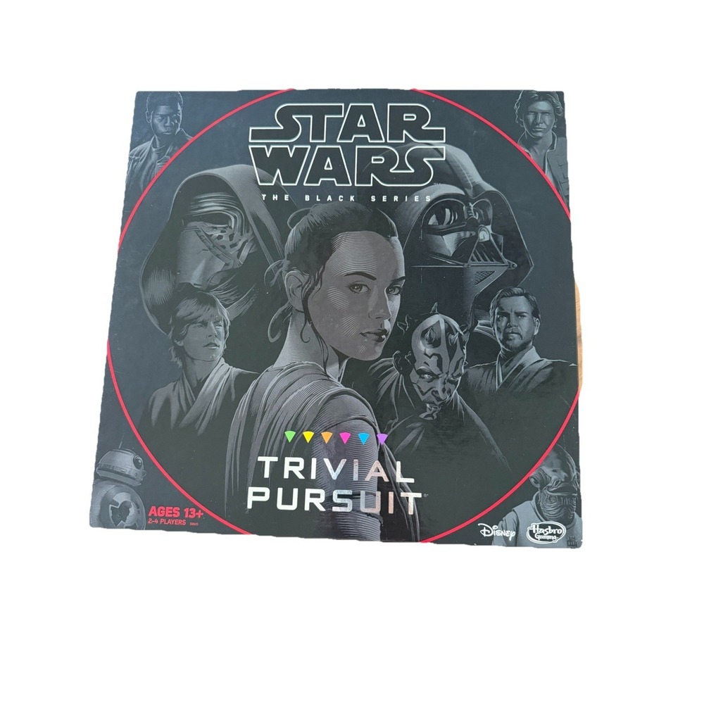 Hasbro Trivial Pursuit Star Wars The Black Series Edition Board Game Disney